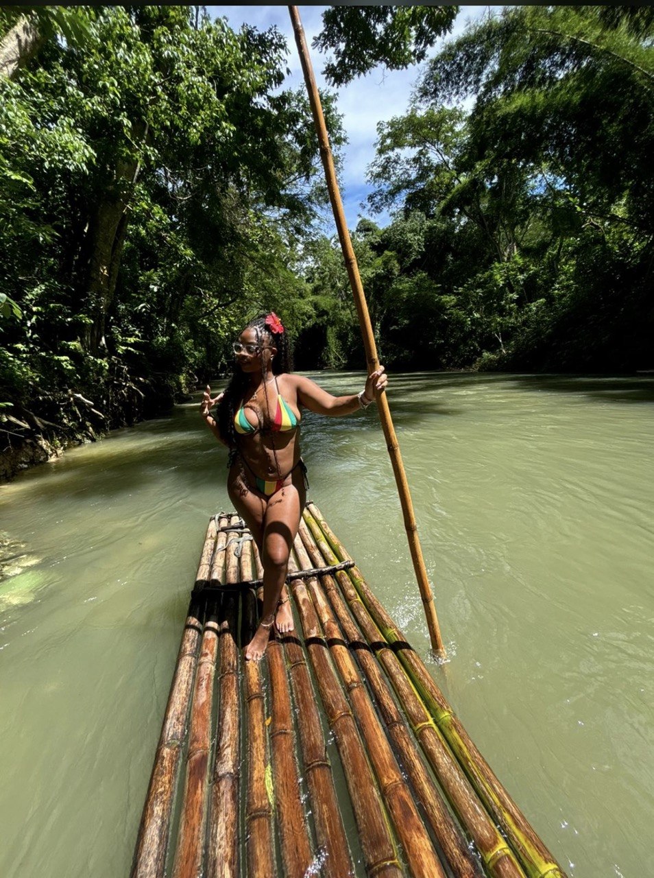 Rafting on river